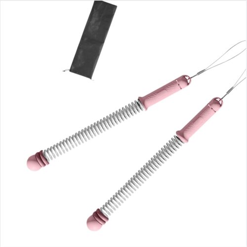 INF Brezžični nastavljivi uteženi bojni vrvi par za domačo vadbo Pink, (5000314079) Slike