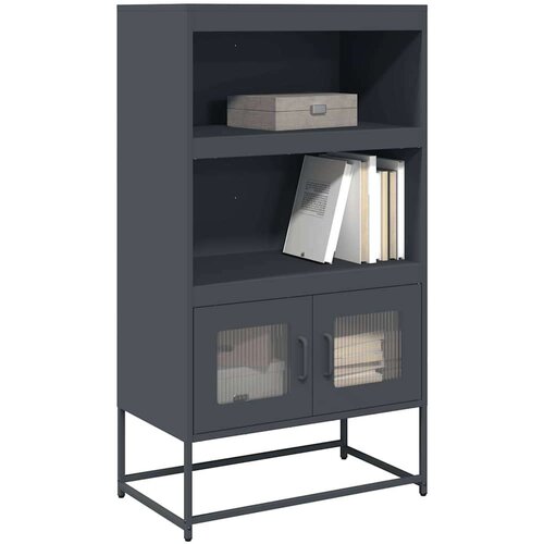 vidaXL Highboard Antracit 68x39x123 cm Jeklo Cene