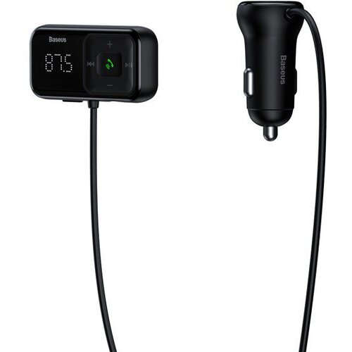 Baseus Brezžični Bluetooth FM oddajnik s polnilcem S-16 Overseas Edition črn, (21580791) Cene