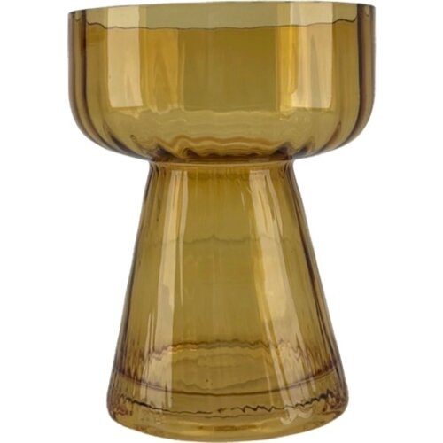  Steklena vaza "Ami", oker - S Cene