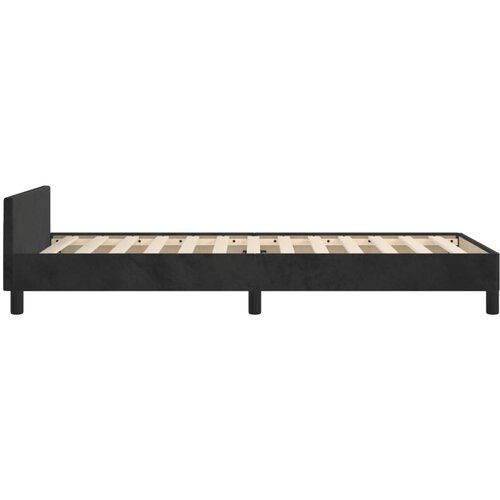  Okvir za krevet s uzglavljem crni 90x190 cm bar&amp;scaron;unasti Slike
