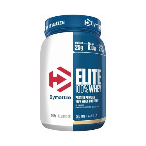 Dymatize Elite 100 % Whey Protein Powder, 942 g - Gourmet Vanilla Cene