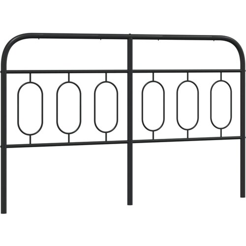 Maison Chic kovinsko posteljno vzglavje - vzglavna omarica - nočna omarica črno 150 cm, (21704721) Slike
