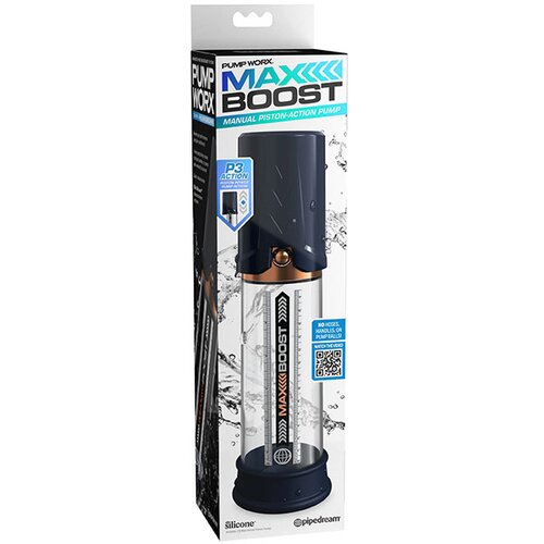 Pipedream Vodena pumpa za penis Worx Boost Blue Slike