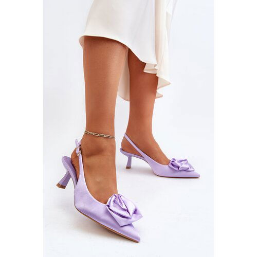Kesi Purple Ozena Embellished High Heels Slike