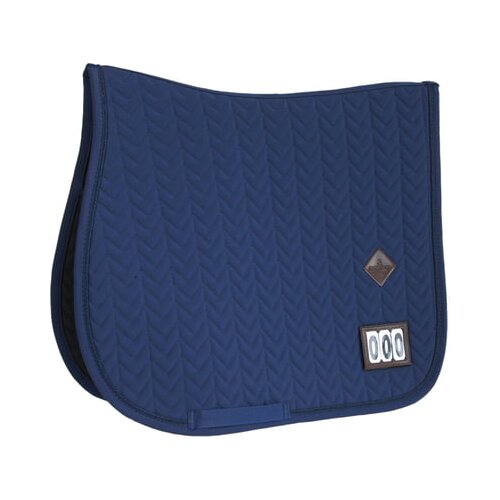 Kentucky Horsewear Skakalna podsedelnica "Fishbone Competition" - navy Cene