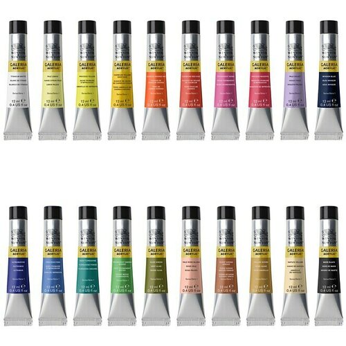 WINSOR & NEWTON Galeria Set akrilnih boja (20 Kom. x 12 ml, Tuba) Cijene