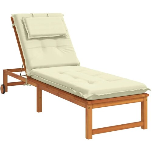  Jastučić za ležaljku GEMERT 100% poliester Krem 190 x 60 x 9 cm - Krem 190 x 60 x 9 cm Poliester Slike