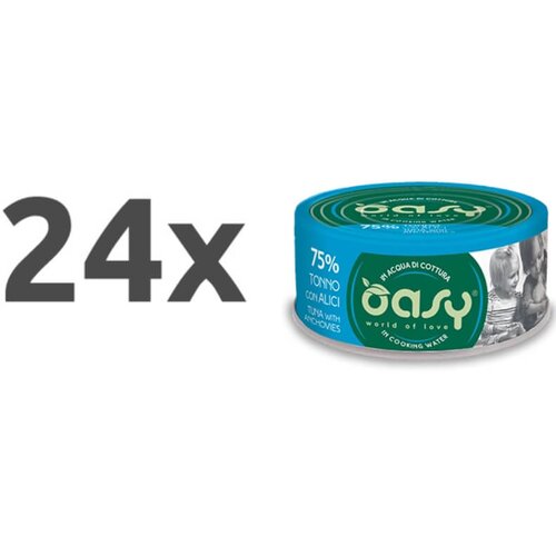 Oasy More Love Adult tuna in inčuni v juhi, konzerva - 70 g 24 x 70 g Cene