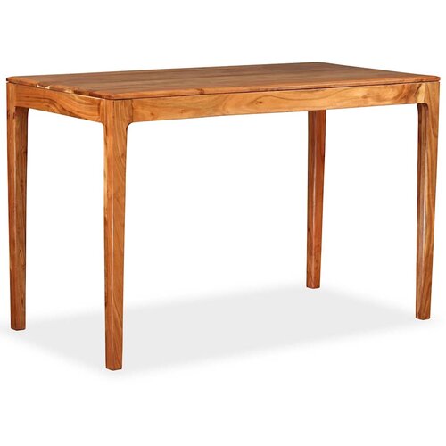  Blagovaonski stol od masivnog drva 118 x 60 x 76 cm Slike