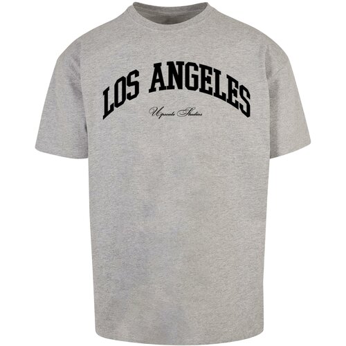 MT Upscale L.A. College Oversize Men's T-Shirt - Grey Cene