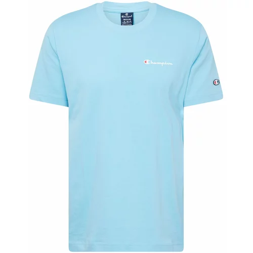 Champion Authentic Athletic Apparel Majica mornarska / svetlo modra / rdeča / bela
