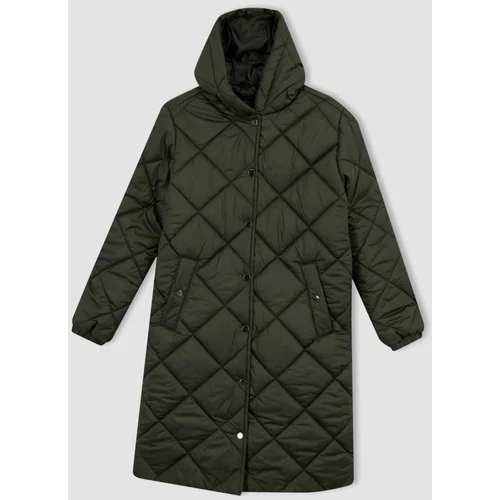 Defacto Water And Windproof Hooded Coat