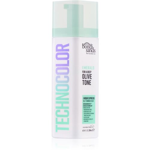 Bondi Sands Technocolor 1 Hour Express Emerald pjena za samotamnjenje nijansa Golden Olive Bronze 200 ml Slike