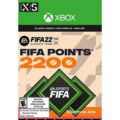 Xbox One / Xbox 360 / Xbox Live FIFA 22 - 2200 FUT Points Xbox Live Key GLOBAL Cene