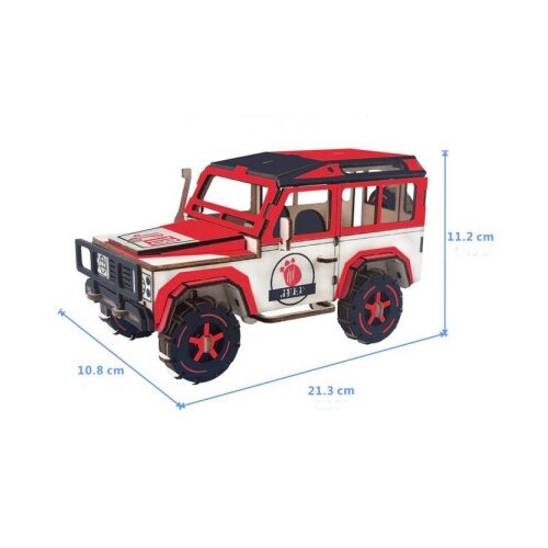  Čarolijashop 3d drvena slagalica S.U.V. Grom ( 104) Cene