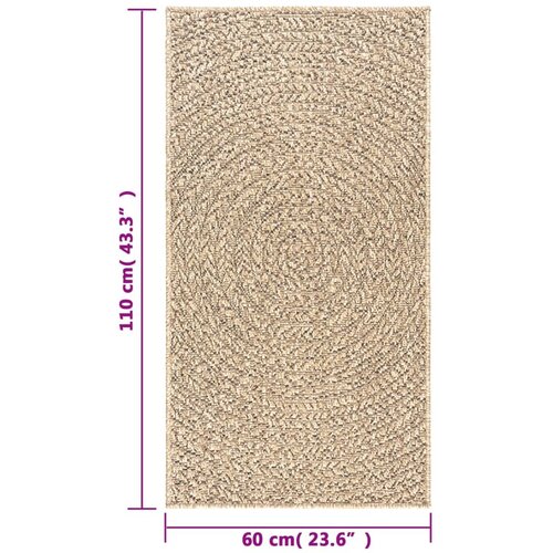  Tepih ZIZUR 60 x 110 cm s izgledom jute unutarnji i vanjski Slike