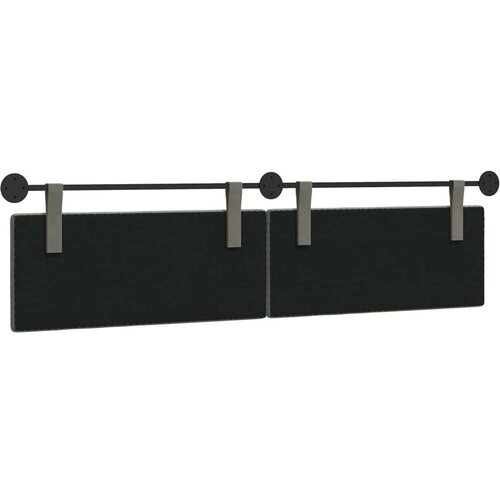  Držeće uzglavlje Svijetlo siva 210 x 55 x 5 cm Kordura tekstil - Svjetlosiva 200 cm bez LED Slike