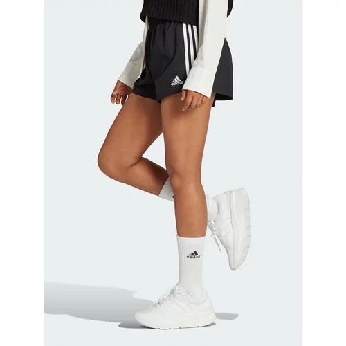 Adidas Športne kratke hlače Essentials 3-Stripes HT3397 Črna Loose Fit