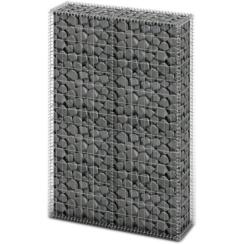 vidaXL Gabionska ko&scaron;ara s poklopcima od pocinčane žice 150 x 100 x 30 cm Cijene