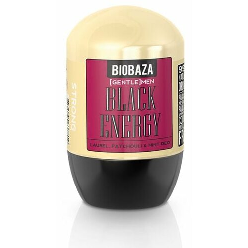 Biobaza black energy muški dezodorans roll on 50ml Slike
