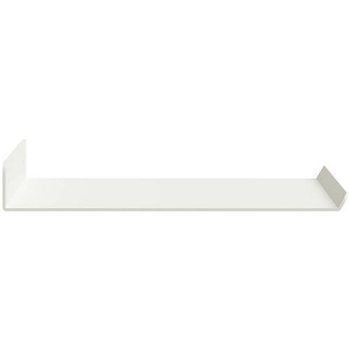  Lebdeća polica Zidne 2 pcs Bijeli 30 x 18 x 2,5 cm Čelik Slike