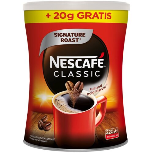 Nescafe Classic instant kava, 200g + 20g gratis Cene