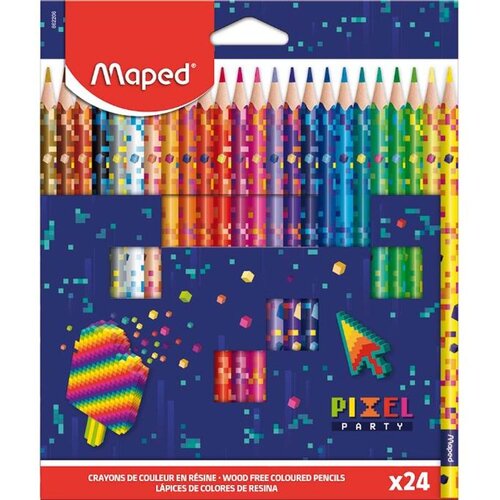 Maped Bojice bezdrvne Pixel Party 24/1 Slike