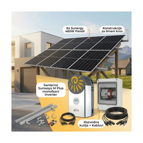  Solarni Paket Santerno Sunways 3.68kWp &amp;ndash; ON-GRID SOLARNI SUSTAV Slike