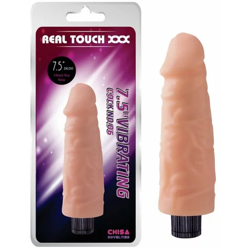 CHISA NOVELTIES Vibracijski Penis Real Touch Xxx 7,5 (no 6)