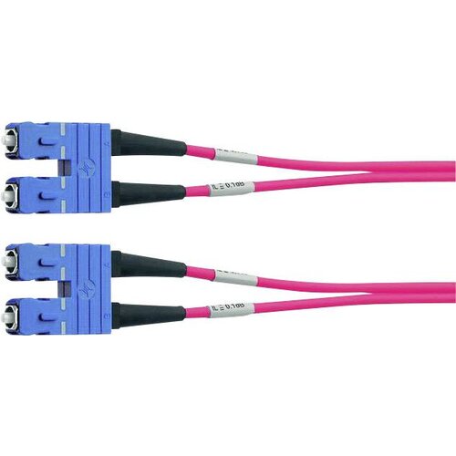 Teleg&amp;auml;rtner L00881A0028 steklena vlakna optična vlakna priključni kabel [1x mo&amp;scaron;ki konektor sc - 1x mo&amp;scaron;ki konektor sc] 50/125 &amp;micro; Multimode OM4 2.00 m, (20437340) Slike