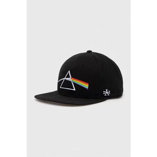 American Needle Bombažna bejzbolska kapa Pink Floyd črna barva