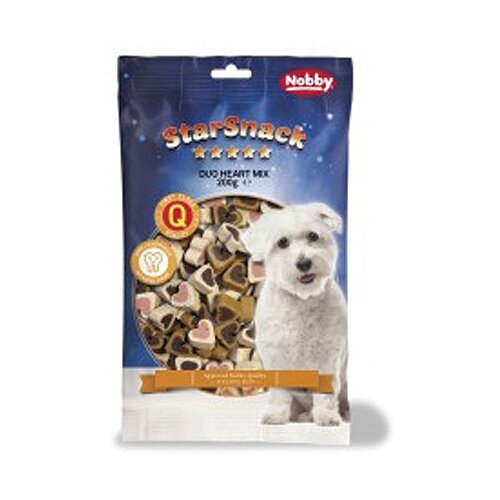 Nobby starsnack duo heart mix – 200 g Cene
