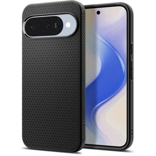 Spigen LIQUID AIR maska za GOOGLE PIXEL 10 / 10 PRO MATTE BLACK Slike