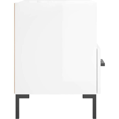 vidaXL Noćni ormarići 2 kom sjajni bijeli 40 x 35 x 47 5 cm drveni Cene