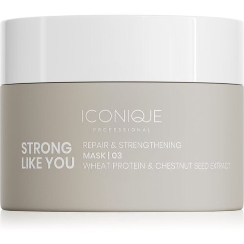 ICONIQUE Professional STRONG LIKE YOU Repair &amp;amp; Strengthening regeneracijska maska za po&amp;scaron;kodovane lase 50 ml Slike