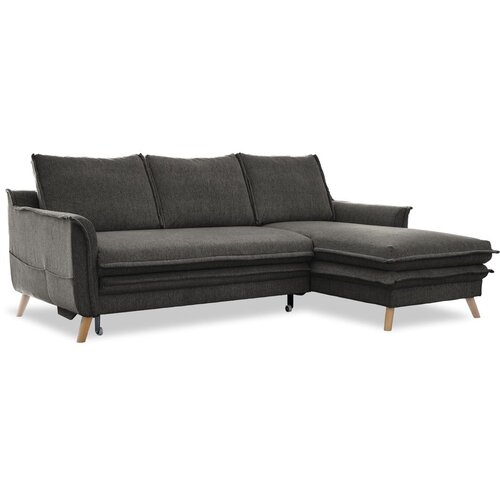 Miuform Tamno siva sklopiva kutna garnitura (s desnim kutom) – Cijene