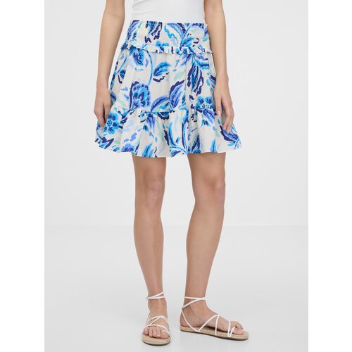 Orsay Blue women&amp;#039;s floral skirt - Women&amp;#039;s Slike