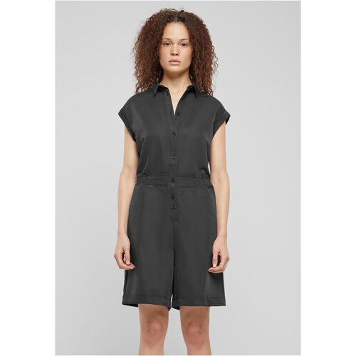 UC Ladies Viscose Twill Women&amp;#039;s Short Jumpsuit - Black Slike