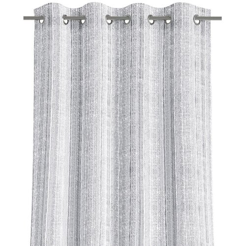  Curtain TROSSA color gray eyelets braid 140x270 ameliahome Slike