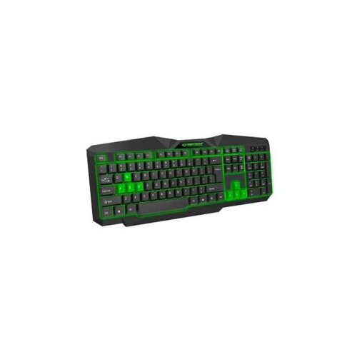  Tastatura gaming ESPERANZA TIRIONS, USB, illuminated, green, US layout, EGK201G Cijene
