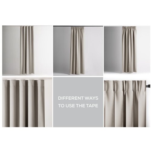 Restilo Bež zatemnitvena izolacijska zavesa 140x245 cm Pleat &amp;ndash; Slike