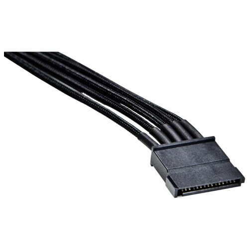 BE QUIET BeQuiet tok priključni kabel [1x električni mo&amp;scaron;ki konektor SATA - 1x bequiet! modularni napajalnik] 0.60 m črna, (20414198) Slike