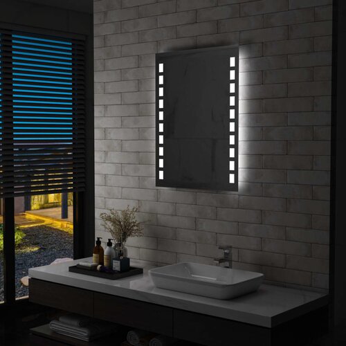  Kupaonsko LED zidno ogledalo 60 x 80 cm Slike