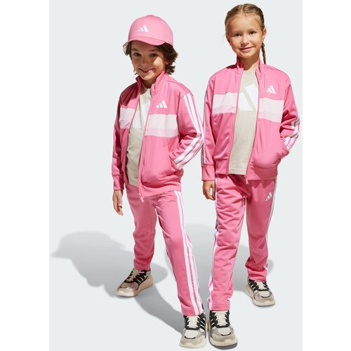 Adidas &amp;Scaron;portna trenirka &amp;#039;Seasonal Essentials&amp;#039; roza / bela Slike