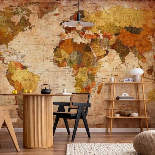  Foto tapeta - Old World Map 400x280 Vodootporna Cene