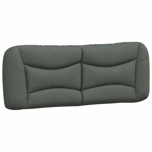 Maison Chic posteljno vzglavje - vzglavna omarica - vzglavna stranica temno siva 140 cm blago, (21704350) Cene