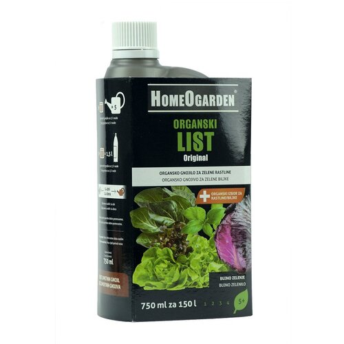 HOMEOGARDEN Organsko gnojilo za zelene rastline HomeOgarden Organski list (750 ml) Cene