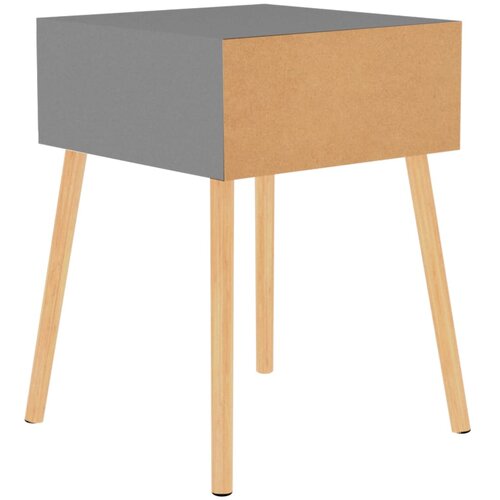  Noćni ormarići 2 kom sivi 40 x 40 x 56 cm konstruirano drvo Slike