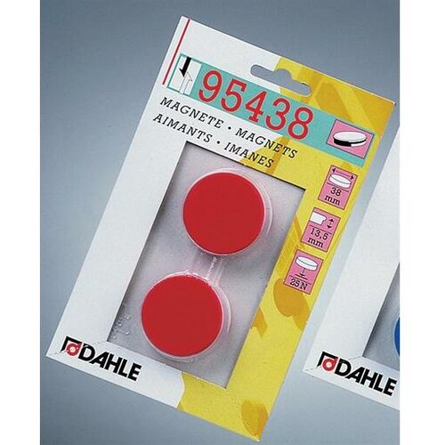 Dahle Magneti &amp;Phi; 38 mm, 2/1, Crvena Slike